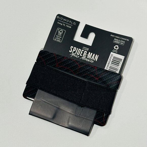 Marvel Spider-Man Miles Morales Slim Minimalist Card Wallet - Picture 7 of 7